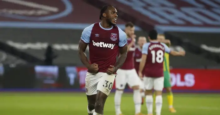 West Ham 2-1 West Brom: Antonio volley sinks the Baggies