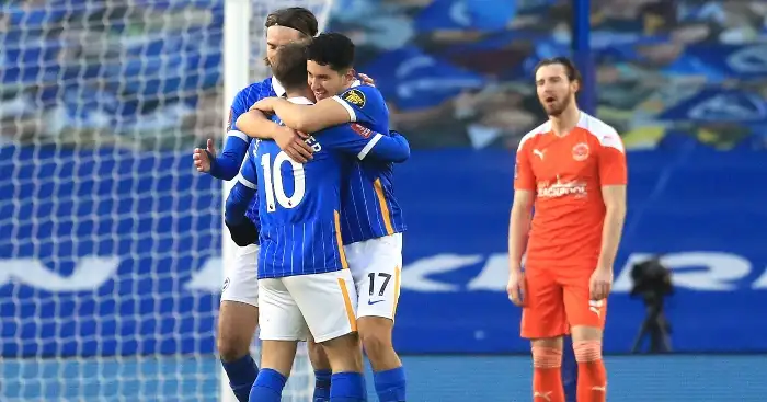 Brighton 2-1 Blackpool: Seagulls record narrow victory