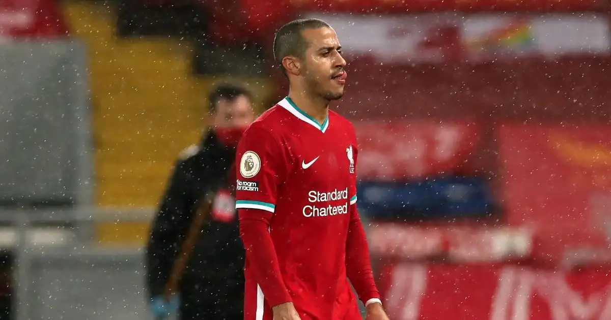 Thiago hopes ‘worst nightmare’ at Liverpool is over