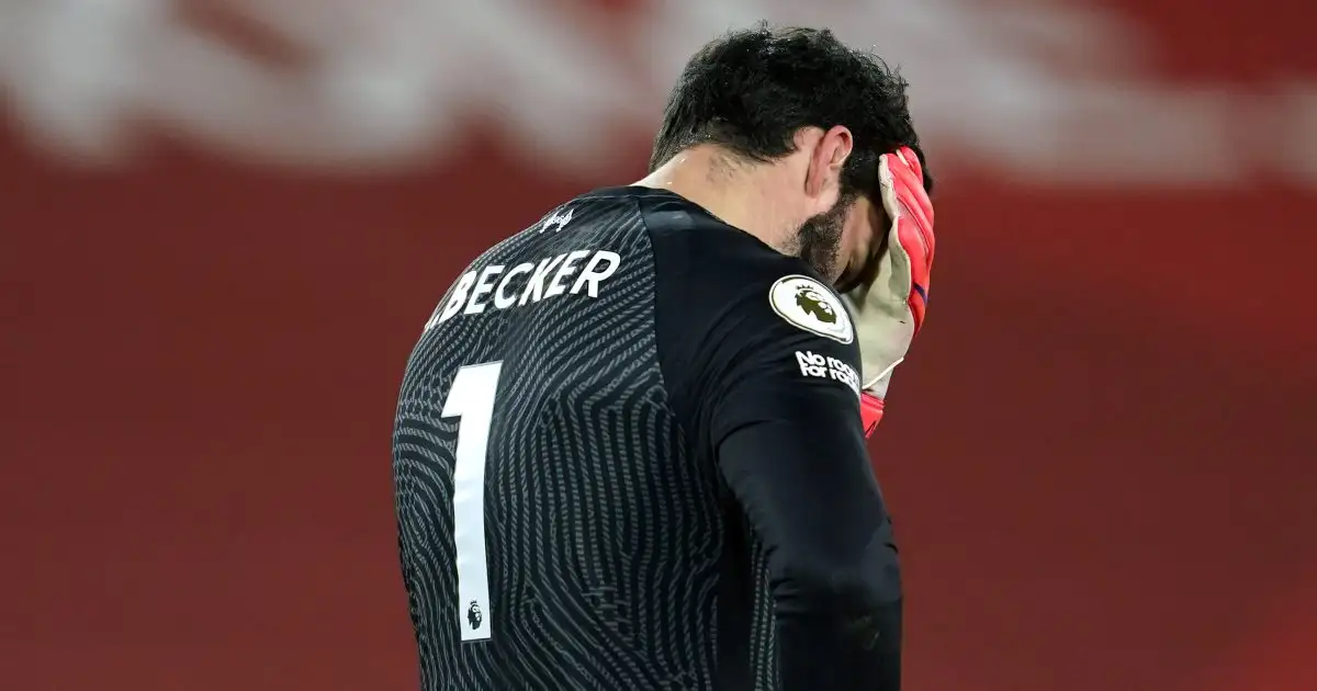 Mignolet: Alisson suffering same Liverpool problem as me