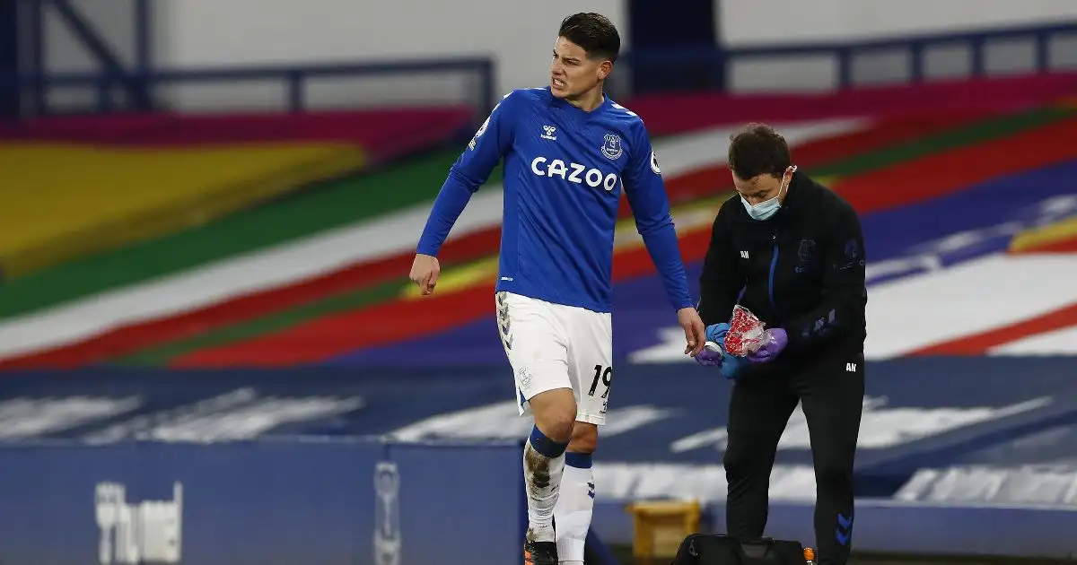 Ancelotti rejects talk of Rodriguez discomfort on Merseyside