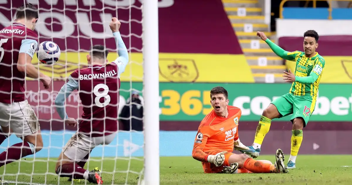 Burnley 0-0 West Brom: Ten-man Baggies secure point