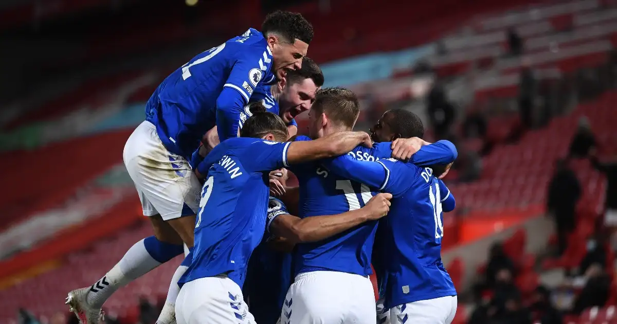 Liverpool 0-2 Everton: Toffees end derby woes