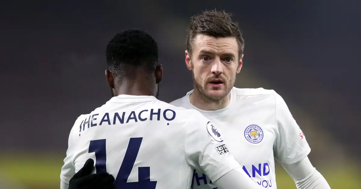 Kelechi Iheanacho Jamie Vardy Leicester