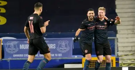 Everton 0-2 Man City: Late flurry sees City go through