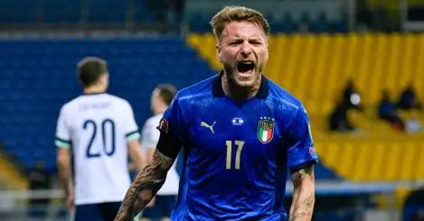 Italy 2-0 Northern Ireland: Berardi, Immobile down Baraclough’s men