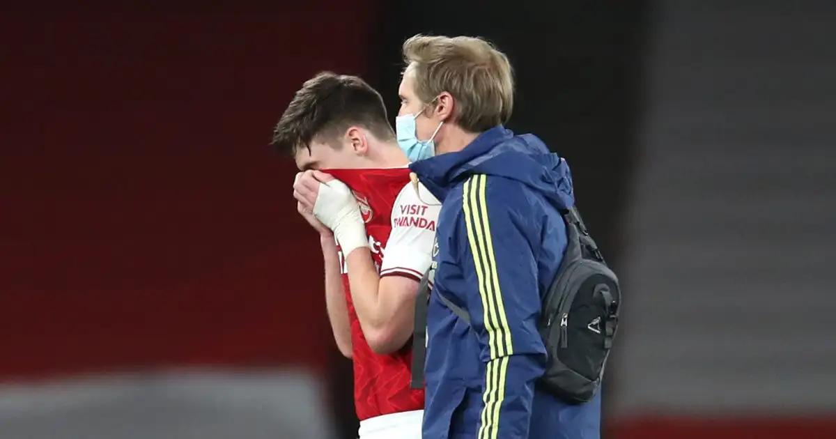Arsenal key man ruled out for six weeks with knee injury