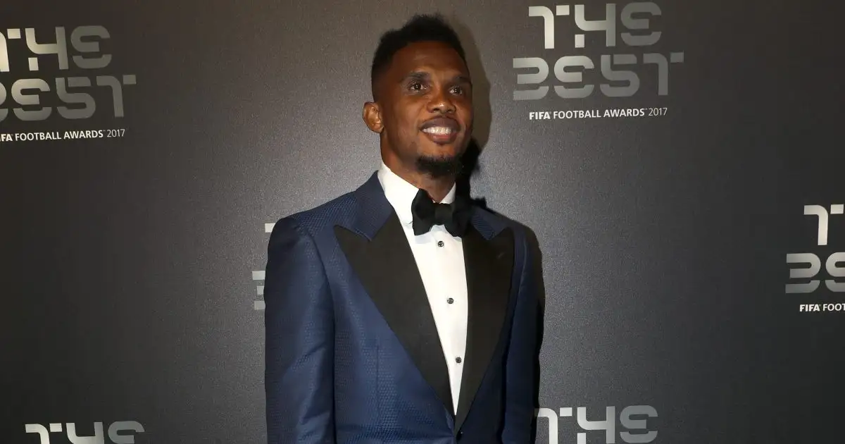 Samuel Eto'o during the Best FIFA Football Awards 2017 at the Palladium Theatre, London.