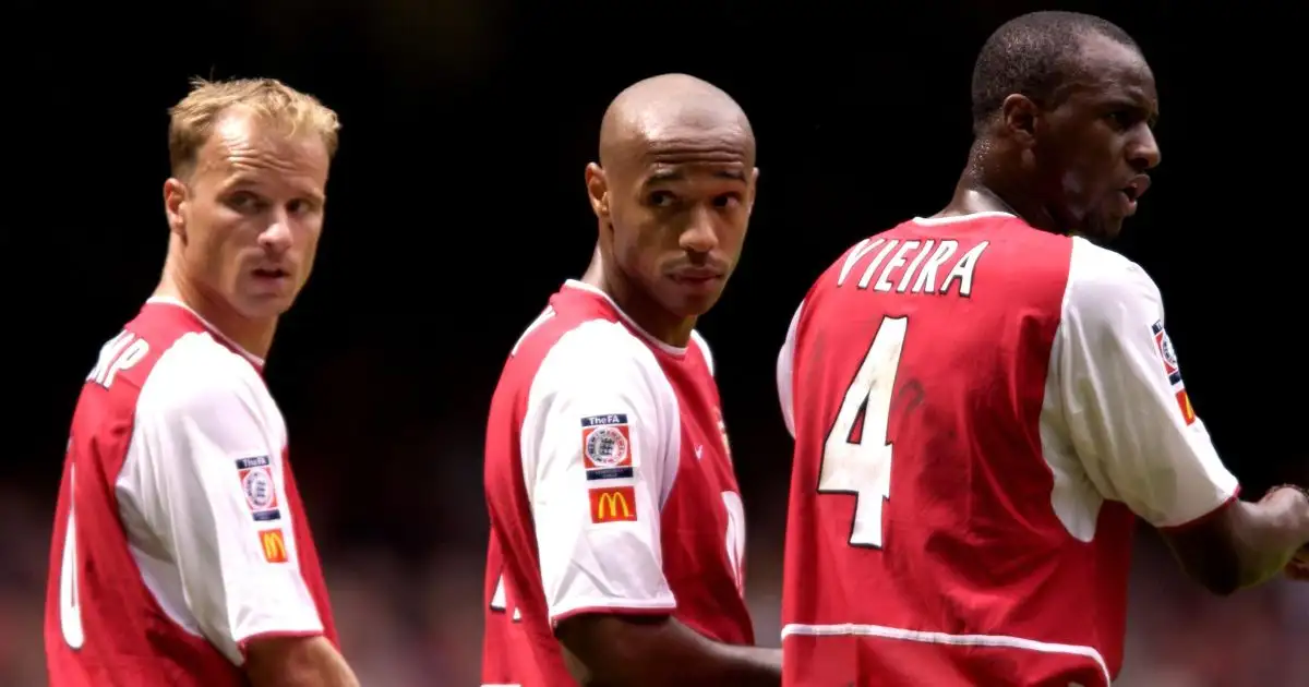 Dennis Bergkamp Thierry Henry Patrick Vieira Arsenal