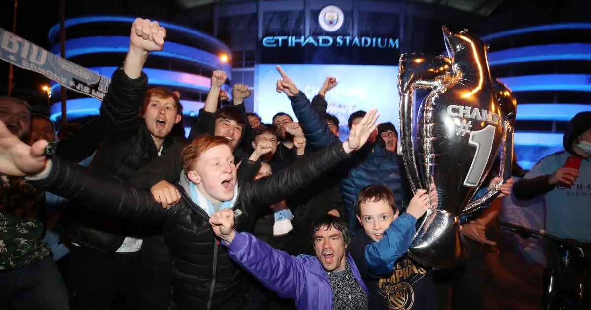 Manchester City win Premier League title
