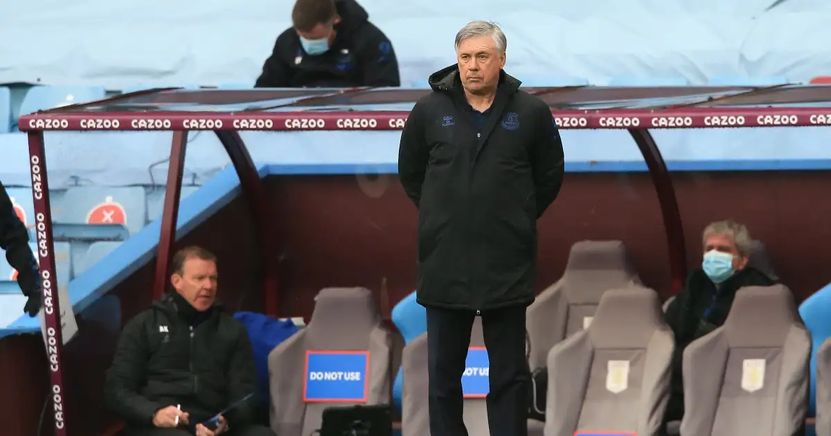 Ancelotti ‘remains positive’ about top six despite draw at Villa