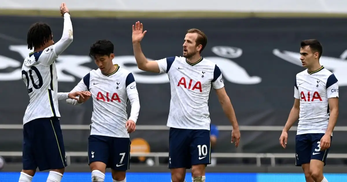 Harry Kane Tottenham celebrates