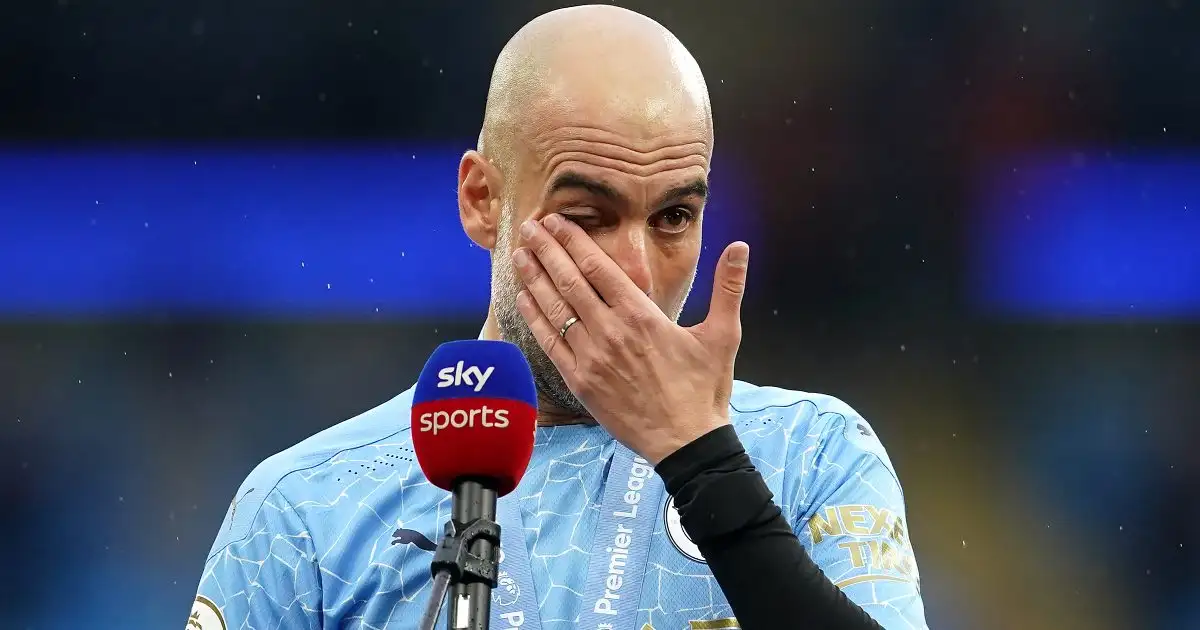 ‘Just keep him’ – Guardiola criticised for teary Aguero farewell