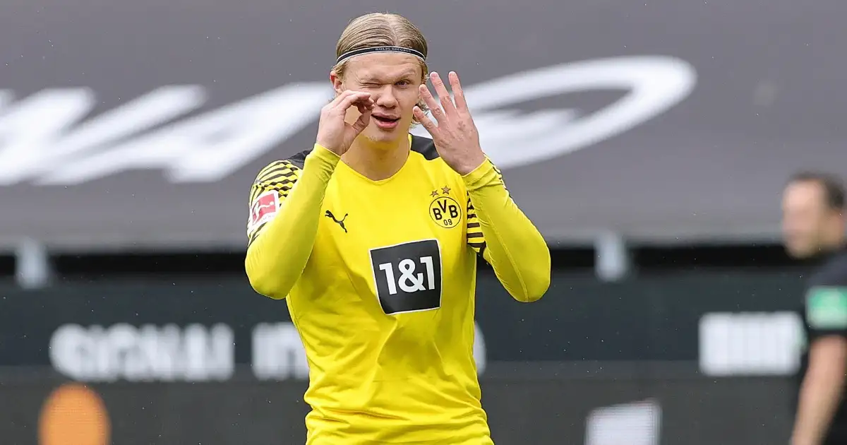 Erling Haaland Man Utd Dortmund F365