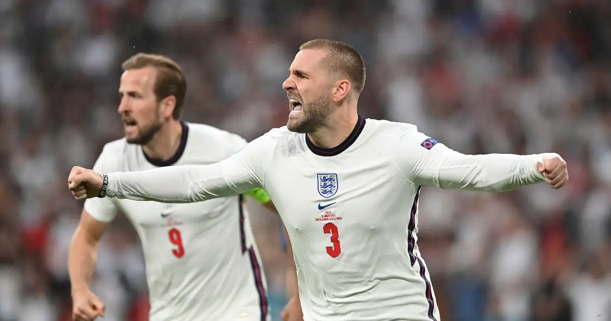 Shaw played through Euro knockout fixtures with broken ribs
