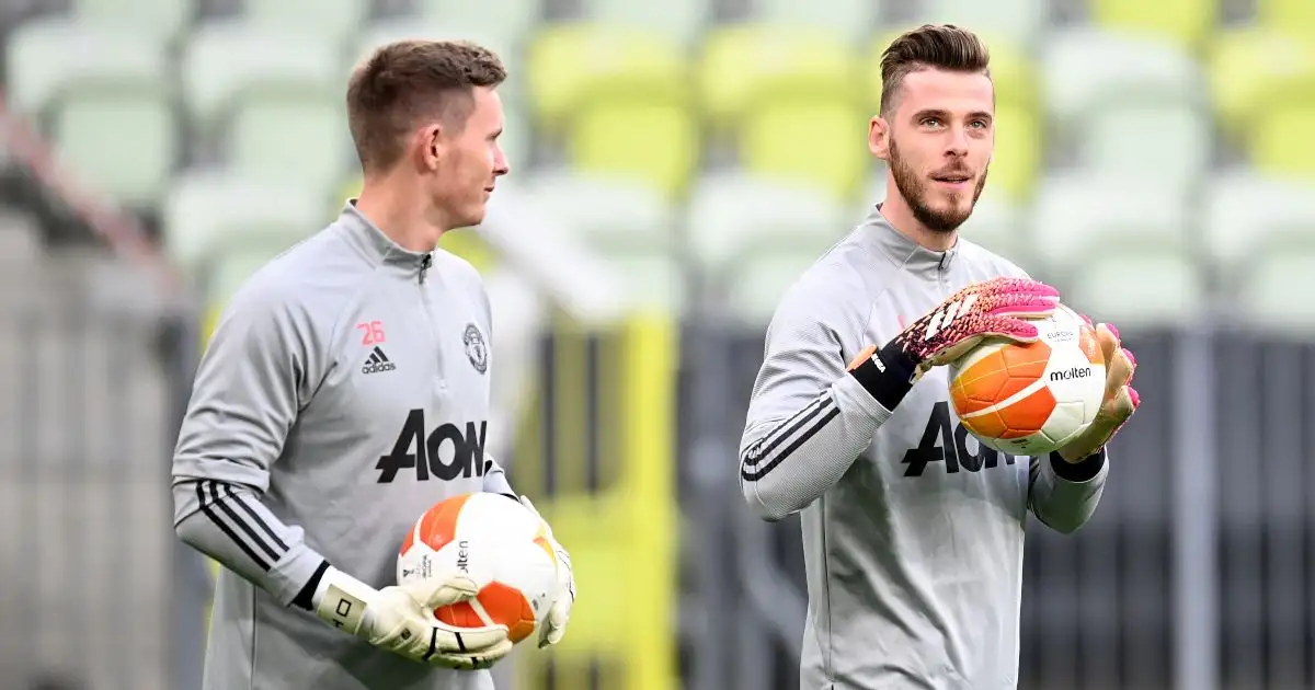 Dean Henderson David de Gea Man Utd