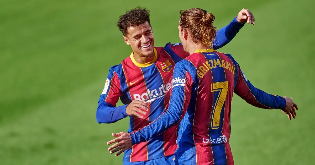 Philippe Coutinho and Antoine Griezmann