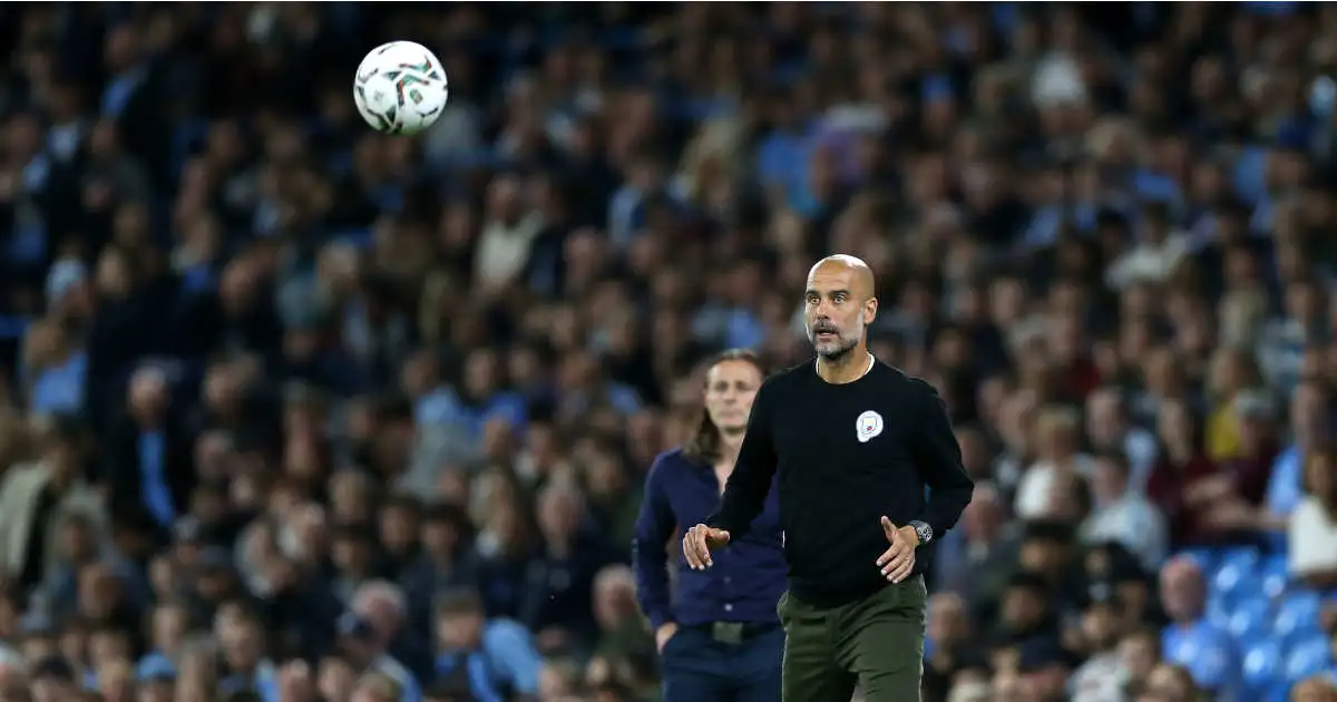 Manchester City manager Pep Guardiola