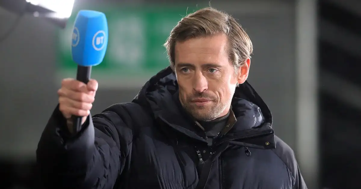 Peter Crouch during BT Sport coverage