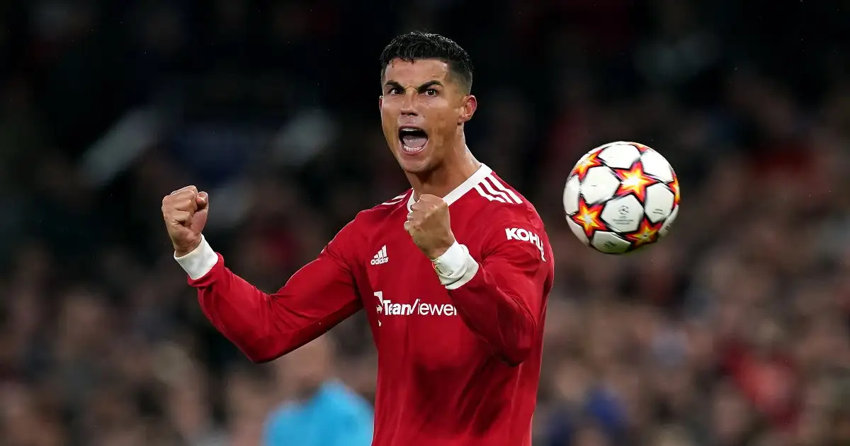 Ronaldo celebrates scoring against Villarreal