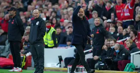 Guardiola claims Anfield advantage prevented Milner red card
