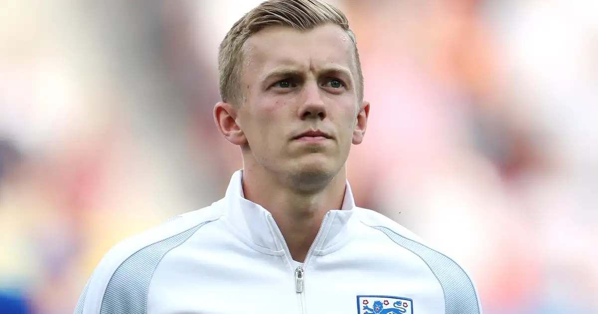 James Ward-Prowse before a match for England