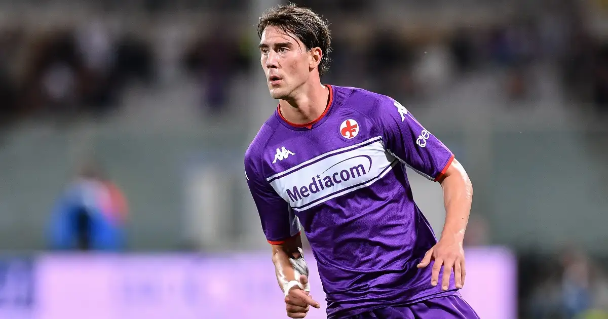 Fiorentina's Dusan Vlahovic