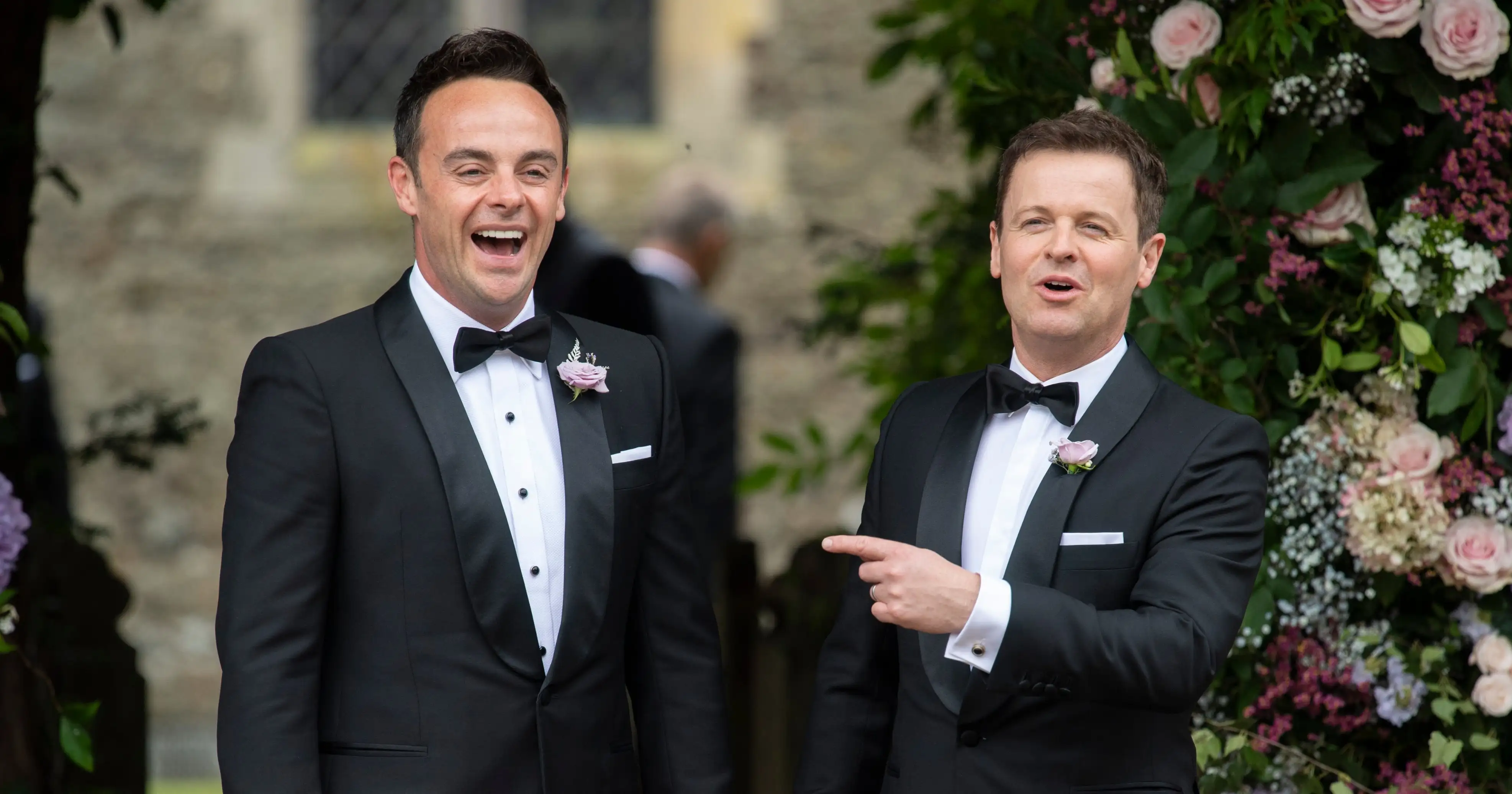 Newcastle fans Ant and Dec