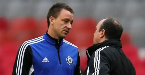 Terry confronted Benitez in front of Chelsea stars after loss