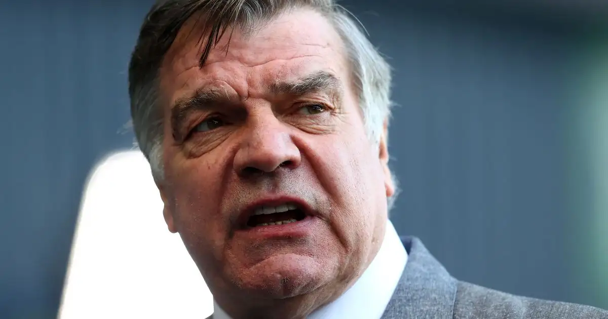 Newcastle-linked Sam Allardyce looks disgusted