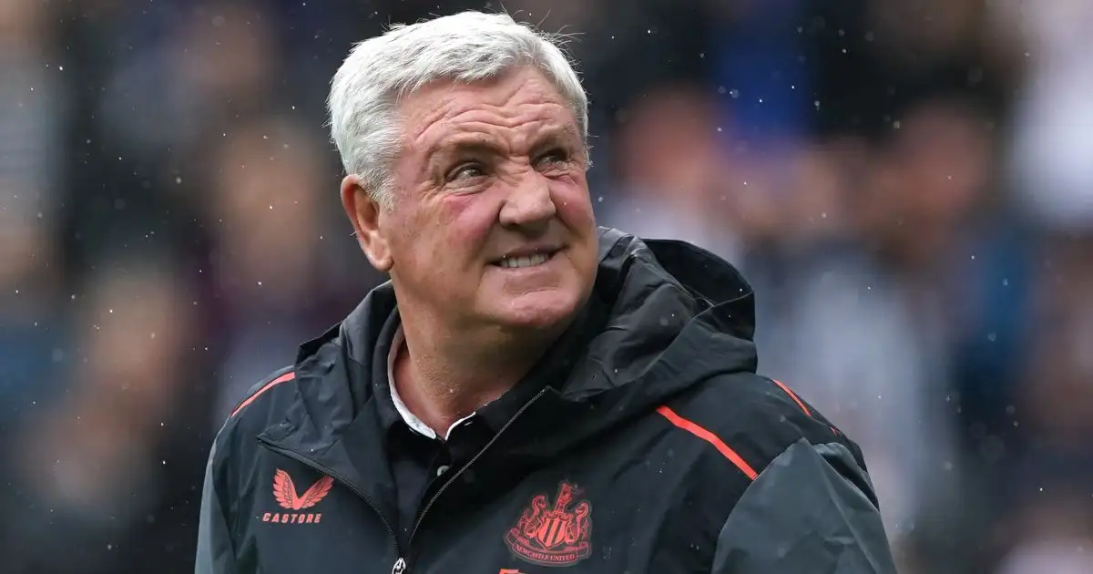 Steve Bruce looks frustrated