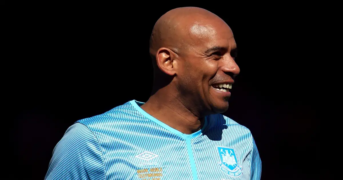 Trevor Sinclair during a charity match