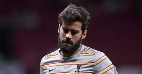 Alisson among Liverpool trio to miss Chelsea clash