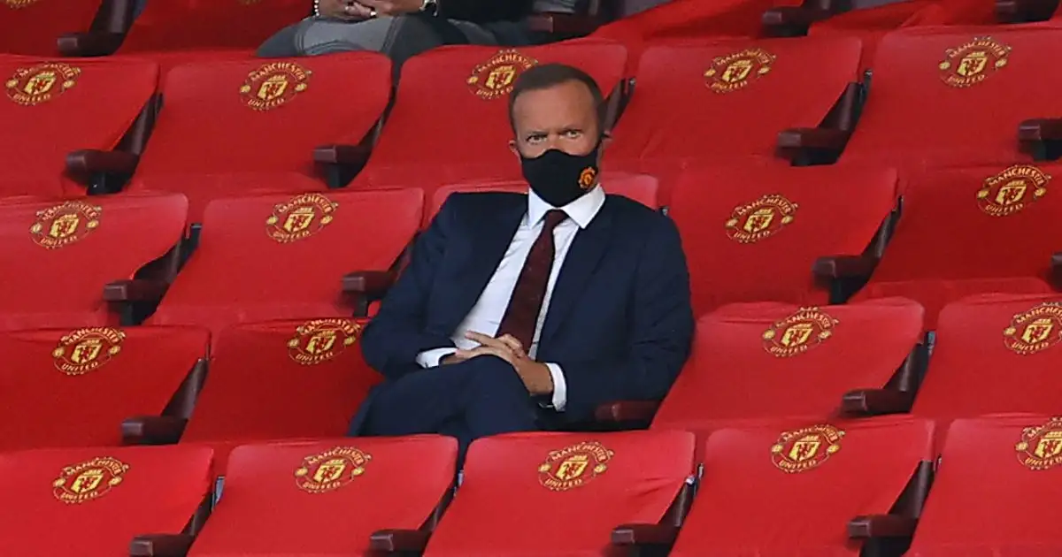 Man Utd executive vice-chairman Ed Woodward watches a match