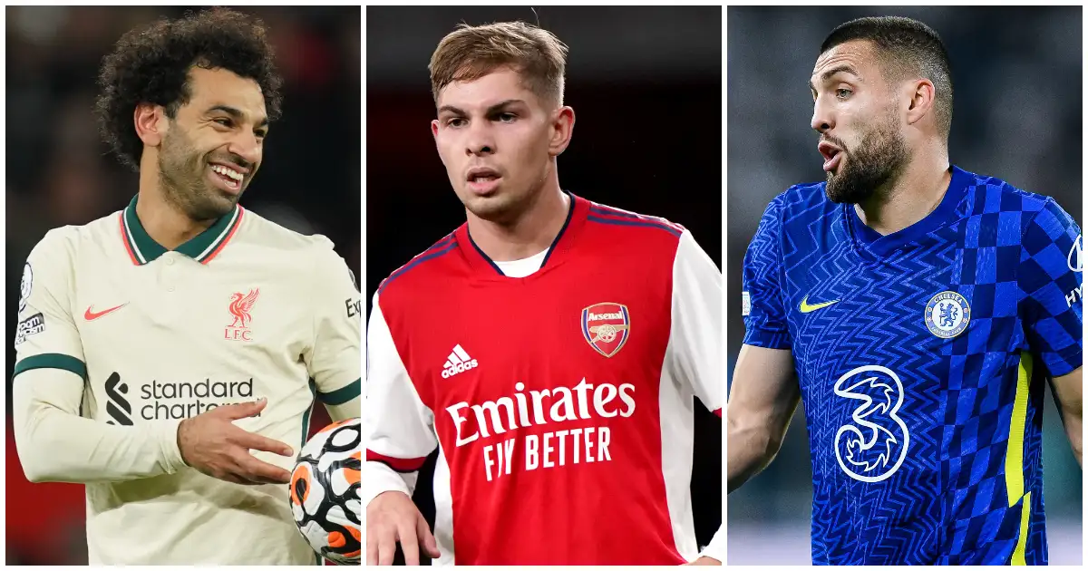 Mo Salah, Emile Smith Rowe and Matteo Kovacic have all been in fine form this season.
