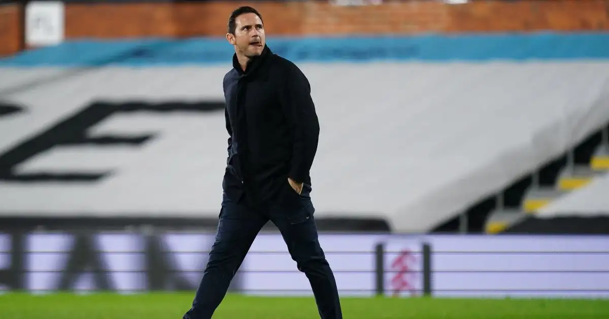 Rangers-linked Frank Lampard looks disappointed