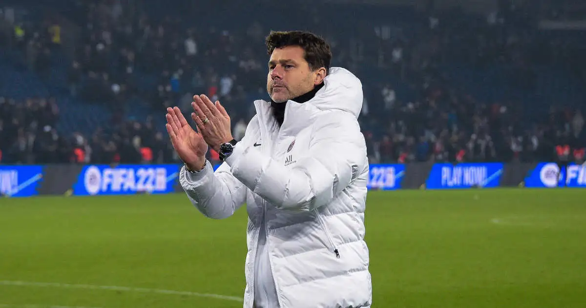 Mauricio Pochettino, the head coach of PSG