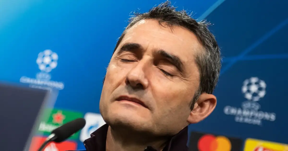 Former Barcelona manager Ernesto Valverde