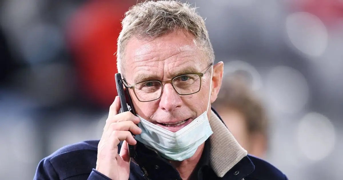 Man Utd-linked Ralf Rangnick speaks to someone on the phone