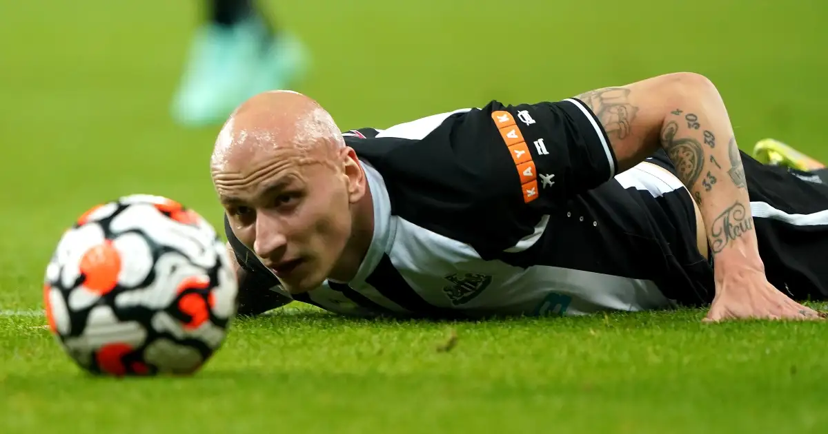 Newcastle midfielder Jonjo Shelvey
