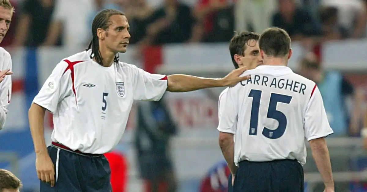 Rio Ferdinand and ex-Liverpool man Jamie Carragher