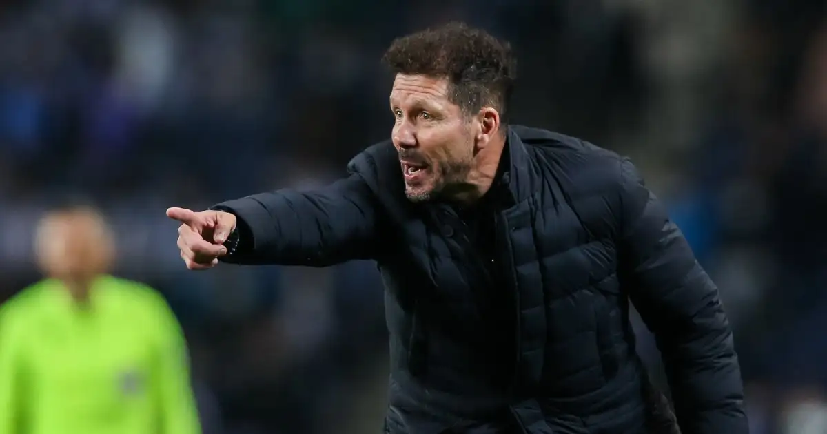 Atletico Madrid manager Diego Simeone