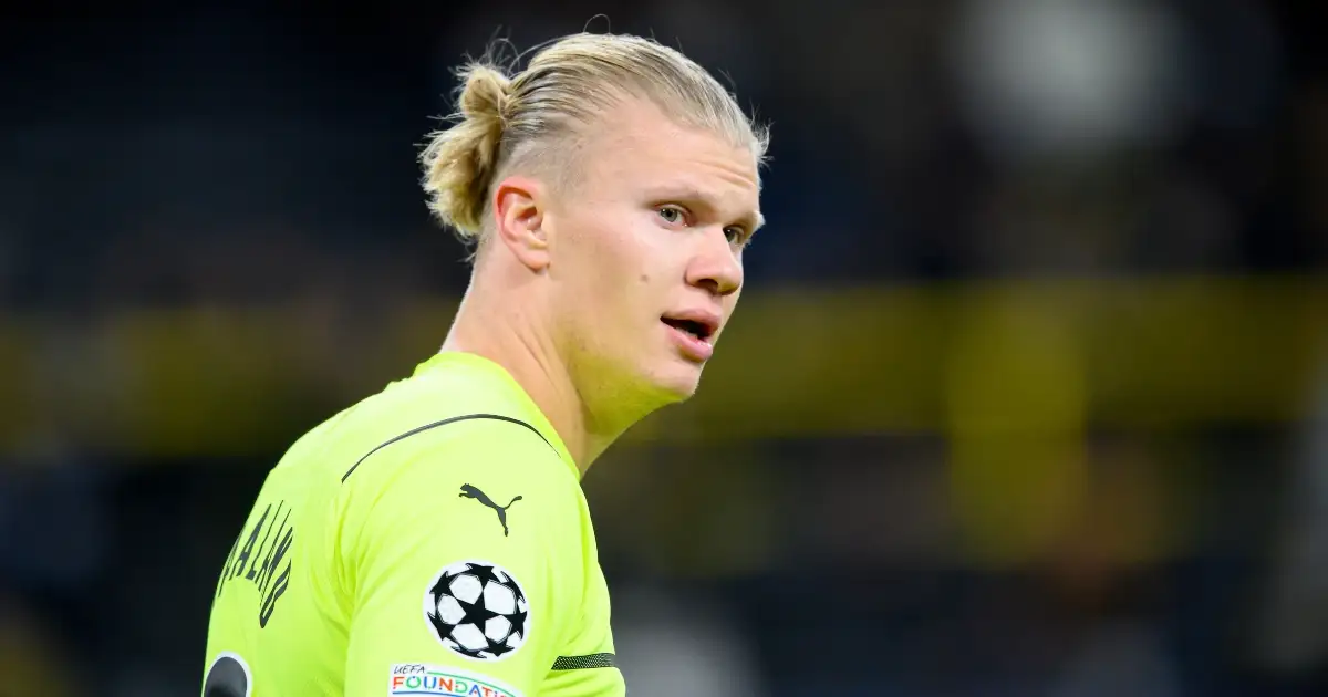 Borussia Dortmund striker Erling Haaland