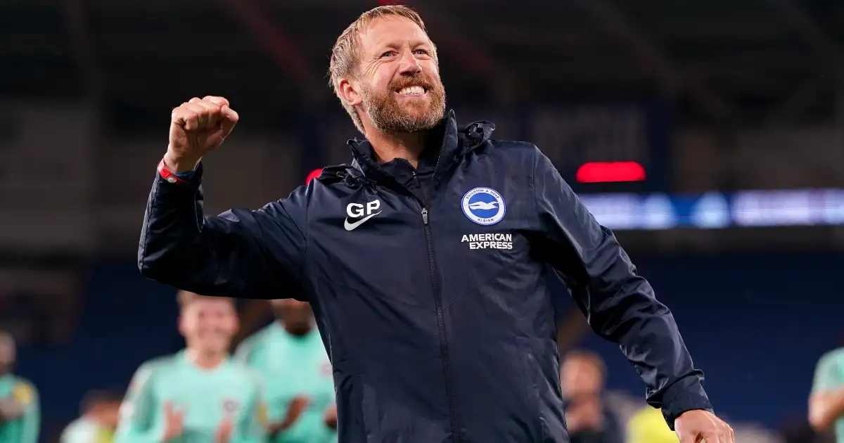 Brighton manager Graham Potter .