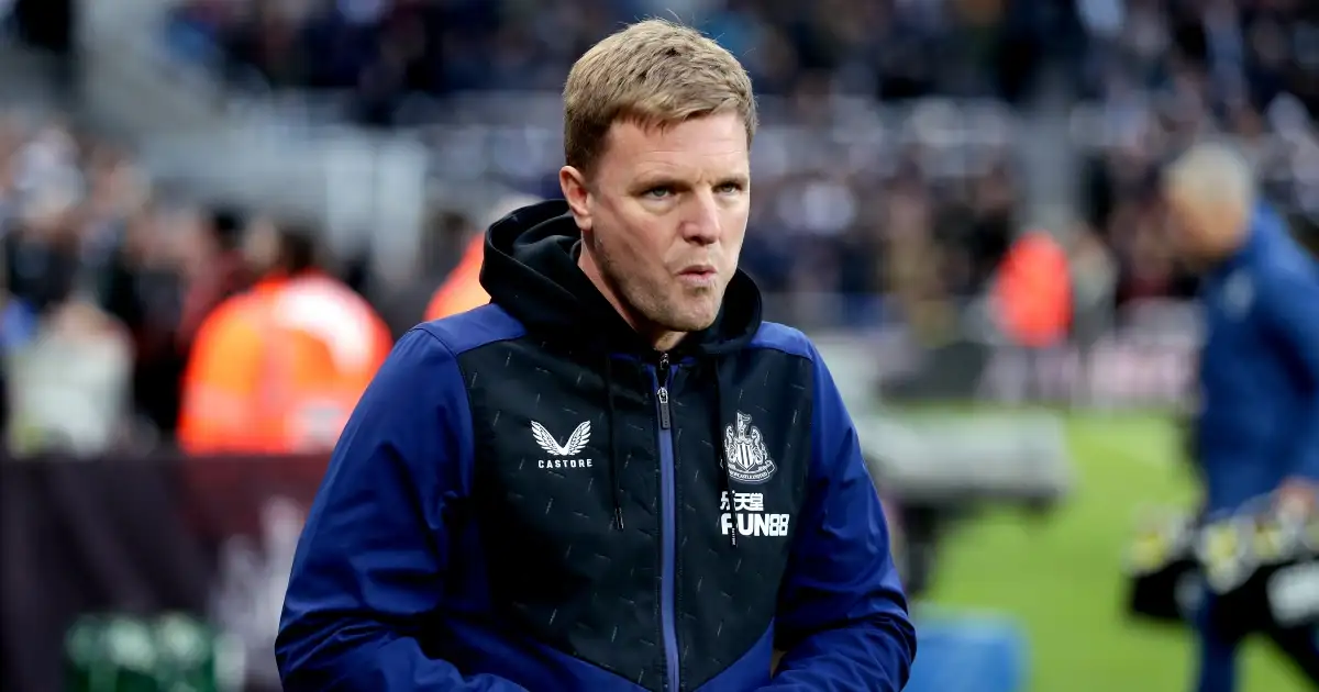 Newcastle manager Eddie Howe