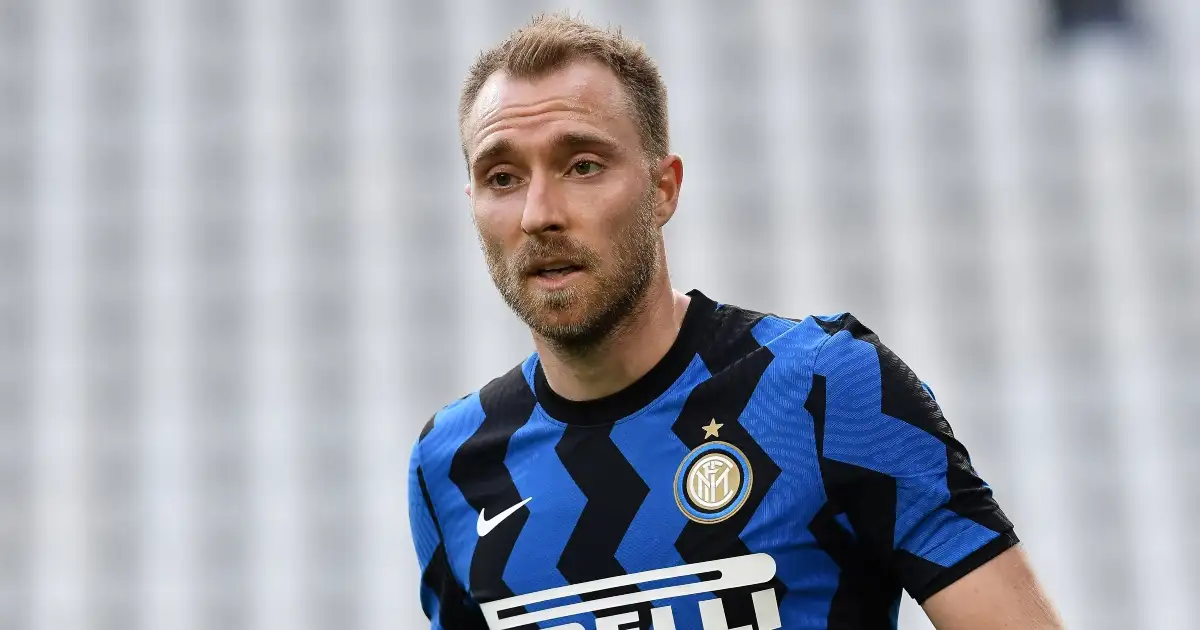 Former Inter Milan midfielder Christian Eriksen