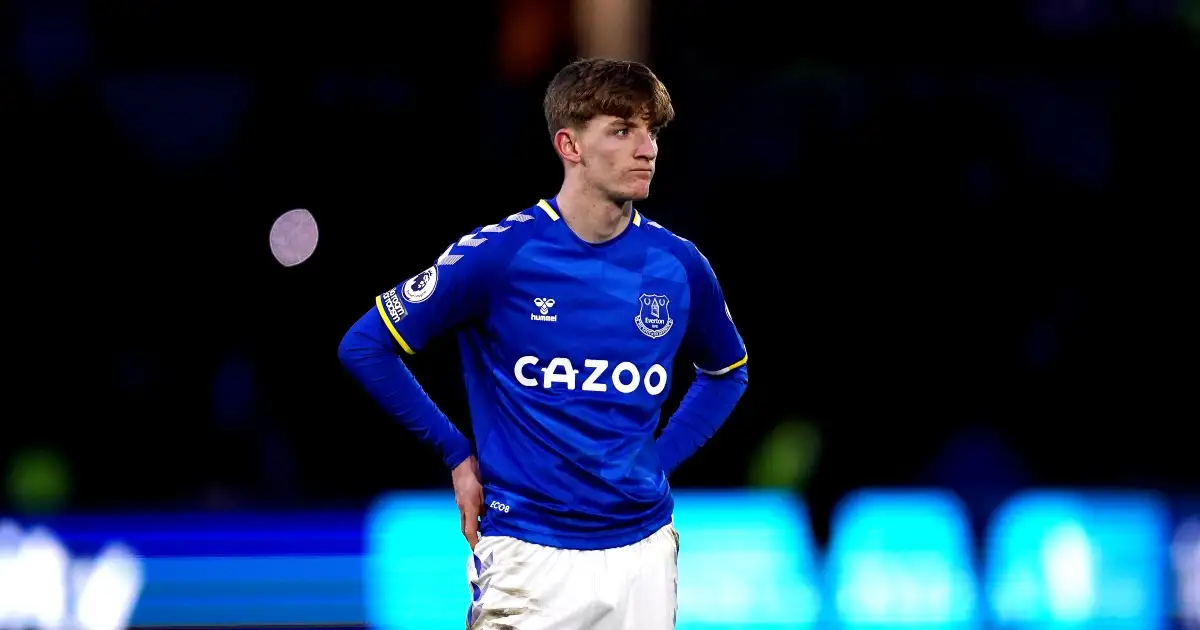 Everton youngster Anthony Gordon