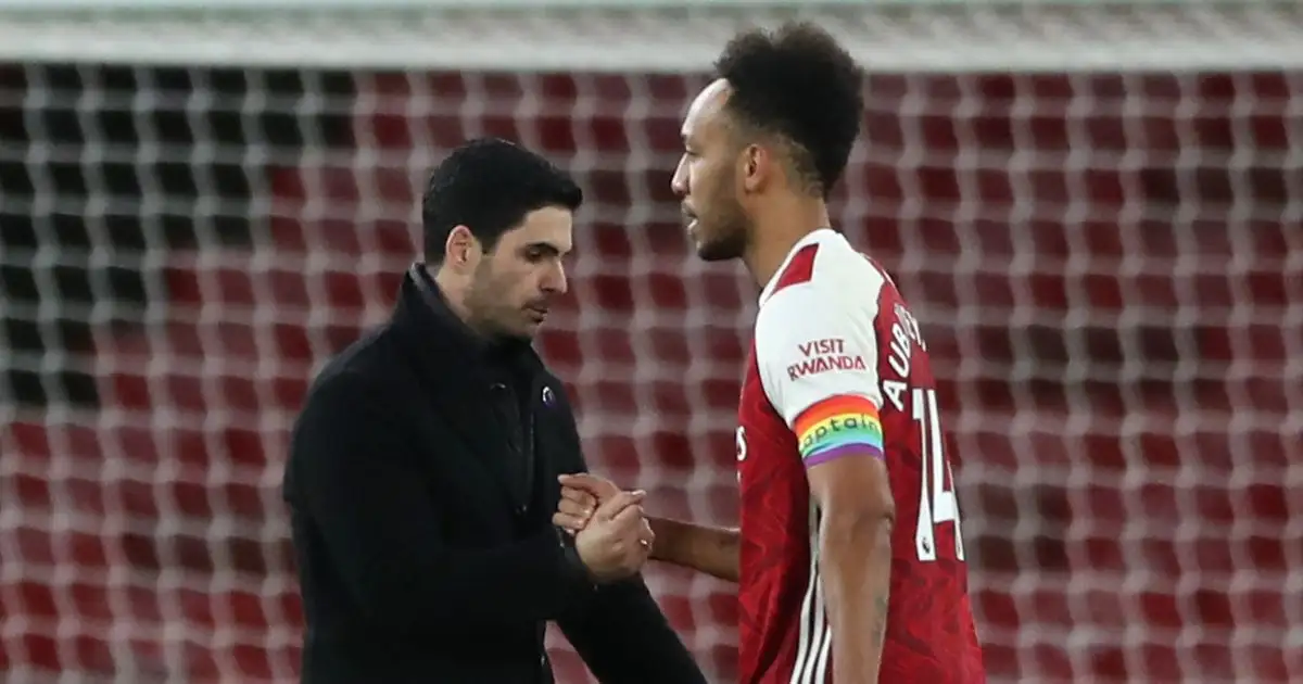 Pundit claims Arsenal star Aubameyang ‘slapped Arteta in the face’