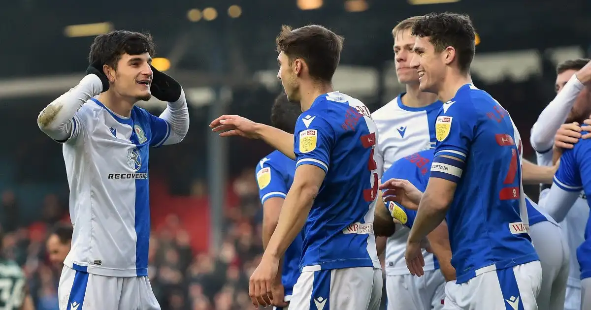 Blackburn celebrate another goal in the Championship