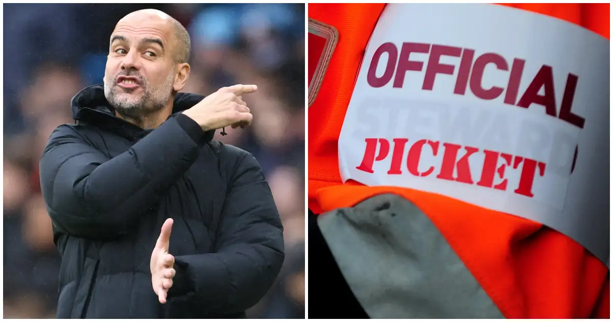 Pep Guardiola discussed the idea of a Premier League strike.